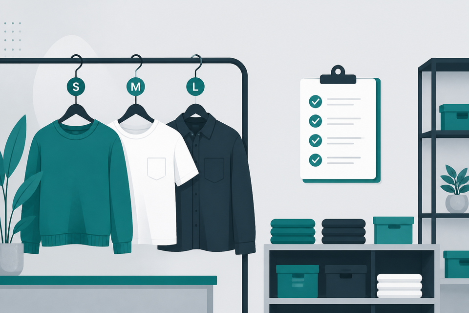 Catalog and warehouse for fashion products